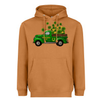 Meerkat st patricks truck shamrock horseshoe gold Heavyweight Hoodie - RanaPortraitStore