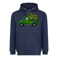 Navy st patricks truck shamrock horseshoe gold Heavyweight Hoodie - RanaPortraitStore