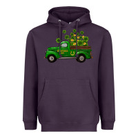 Plum st patricks truck shamrock horseshoe gold Heavyweight Hoodie - RanaPortraitStore