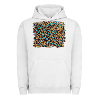 Pigment Lunar Rock leopard with turquoise glitter Urban Hoodie - Artiststas