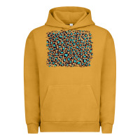 Pigment Peanut Butter leopard with turquoise glitter Urban Hoodie - Artiststas