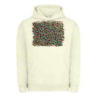 Pigment Pistachio leopard with turquoise glitter Urban Hoodie - Artiststas