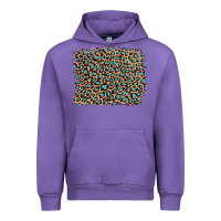 Tulip leopard with turquoise glitter Urban Hoodie - Artiststas