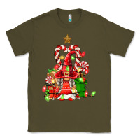 Army Green christmas  gnomes Classic Tee - FaDigitalArtStudio