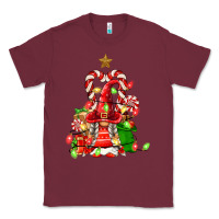 Burgundy christmas  gnomes Classic Tee - FaDigitalArtStudio