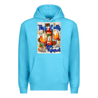 Ocean Blue this calls for aperol   air freshener Premium Hoodie - AdoDesignShop
