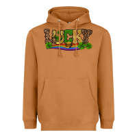 Meerkat st patricks shamrock gold with rainbow Heavyweight Hoodie - RanaPortraitStore