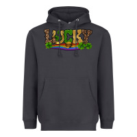 Smoke st patricks shamrock gold with rainbow Heavyweight Hoodie - RanaPortraitStore