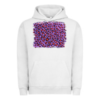 Pigment Lunar Rock lilac leopard with red glitter Urban Hoodie - Artiststas