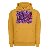 Pigment Peanut Butter lilac leopard with red glitter Urban Hoodie - Artiststas