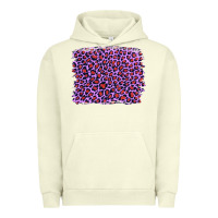 Pigment Pistachio lilac leopard with red glitter Urban Hoodie - Artiststas