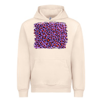 Sandshell lilac leopard with red glitter Urban Hoodie - Artiststas
