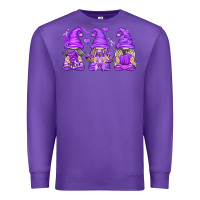 Purple Domestic Violence Warrior Gnomes Premium Sweatshirt - texasbilliewilder