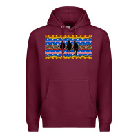Burgundy armed forces day soldier Premium Hoodie - Artiststas
