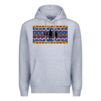 Heather Grey armed forces day soldier Premium Hoodie - Artiststas
