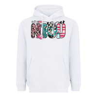 White nicu Heavyweight Hoodie - Zillion Design Studio