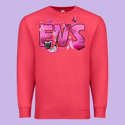 Environmental Services Breast Cancer Premium Sweatshirt Designed By Texasbilliewilder
