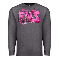 Charcoal Heather Environmental Services Breast Cancer Premium Sweatshirt - texasbilliewilder
