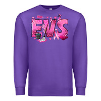 Purple Environmental Services Breast Cancer Premium Sweatshirt - texasbilliewilder