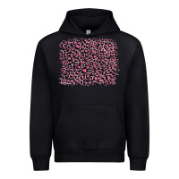 Black pink leopard with pink glitter Urban Hoodie - Artiststas