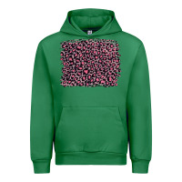 Emerald pink leopard with pink glitter Urban Hoodie - Artiststas