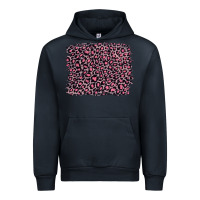 Navy pink leopard with pink glitter Urban Hoodie - Artiststas