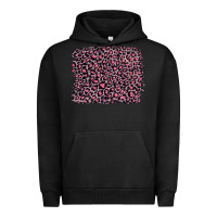 Pigment Black pink leopard with pink glitter Urban Hoodie - Artiststas
