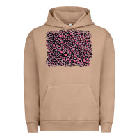 Pigment Burro pink leopard with pink glitter Urban Hoodie - Artiststas