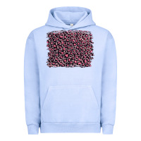 Pigment Grape Ice pink leopard with pink glitter Urban Hoodie - Artiststas