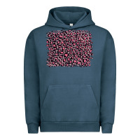 Pigment Midnight Navy pink leopard with pink glitter Urban Hoodie - Artiststas