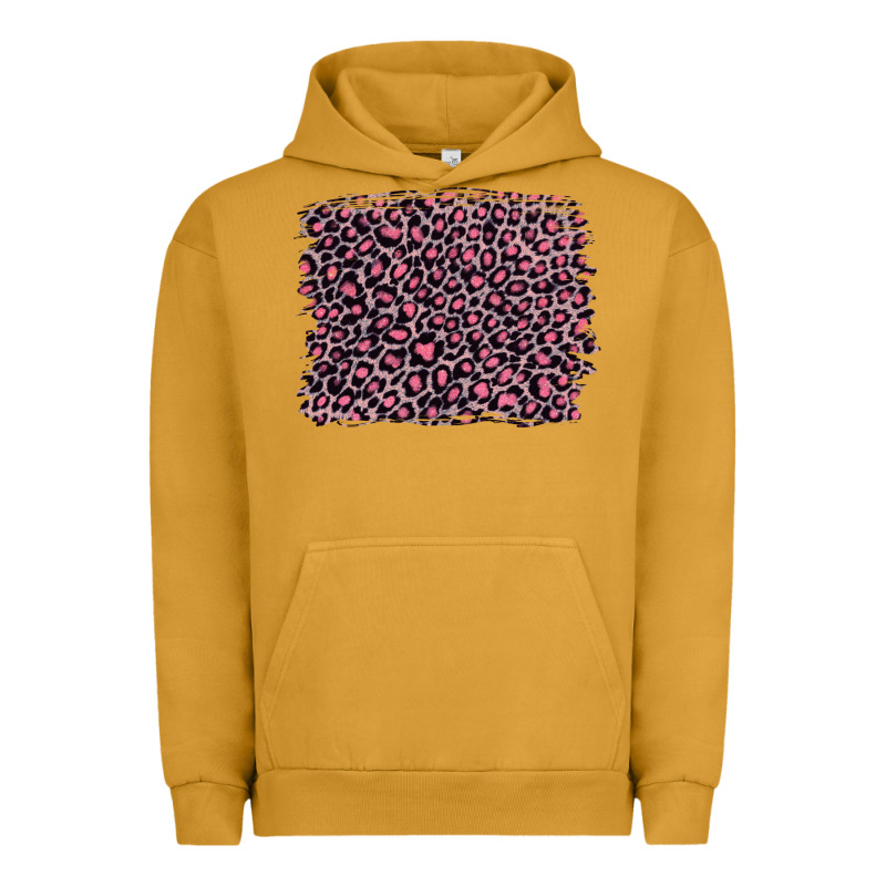 Pink Leopard With Pink Glitter Urban Hoodie by Artiststas | Teevron