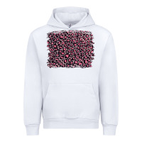 White pink leopard with pink glitter Urban Hoodie - Artiststas