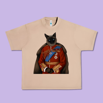 Pet Portraits, Custom Pet Portraits, Renaissance Pet Portraits, Custom Urban Heavy Tee Designed By Ranaportraitstore