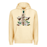 Pina Colada martini glasses and martini bottle Premium Hoodie - AdoDesignShop
