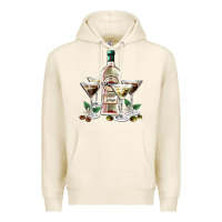 Tofu martini glasses and martini bottle Premium Hoodie - AdoDesignShop