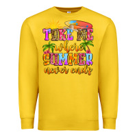 Lemon take me where summer never ends Premium Sweatshirt - Zillion Design Studio