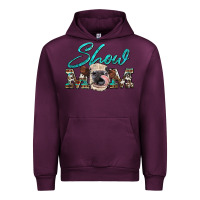 Mauve Wine show mom aztec cowhide heifer Urban Hoodie - Artiststas