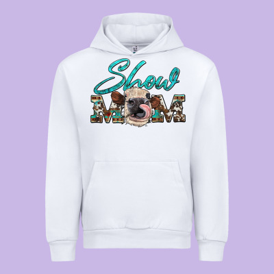 Show Mom Aztec Cowhide Heifer Urban Hoodie Designed By Artiststas