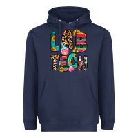 Navy lab tech Heavyweight Hoodie - Zillion Design Studio
