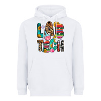 White lab tech Heavyweight Hoodie - Zillion Design Studio