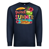 Navy sweet summer time Premium Sweatshirt - Zillion Design Studio