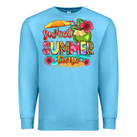 Ocean Blue sweet summer time Premium Sweatshirt - Zillion Design Studio