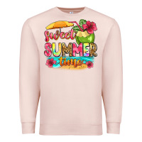 Pale Pink sweet summer time Premium Sweatshirt - Zillion Design Studio