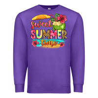 Purple sweet summer time Premium Sweatshirt - Zillion Design Studio