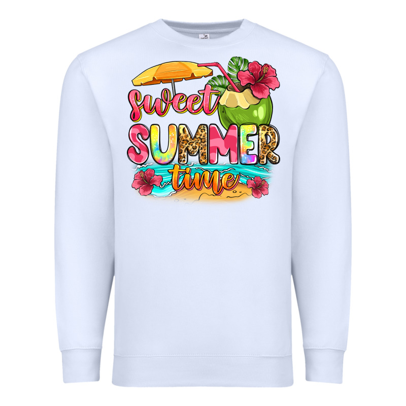 Sweet Summer Time Premium Sweatshirt by Zillion Design Studio | Teevron