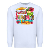 White sweet summer time Premium Sweatshirt - Zillion Design Studio