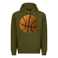 Army Green basketball ball Premium Hoodie - JahusDesignShop