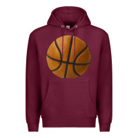 Burgundy basketball ball Premium Hoodie - JahusDesignShop