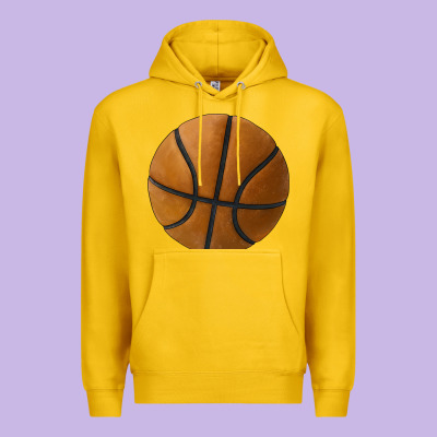 Basketball Ball Premium Hoodie Designed By Jahusdesignshop