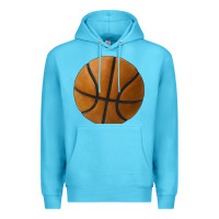 Ocean Blue basketball ball Premium Hoodie - JahusDesignShop